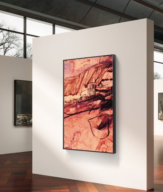Framed Canvas Print: "Glaze"