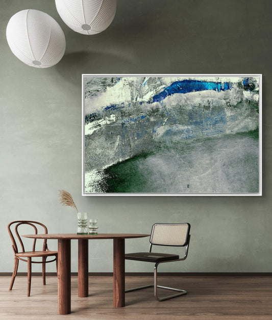 Framed Canvas Print: "High Peak"