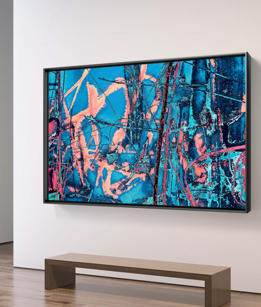 Framed Canvas Print: "Labyrinth"