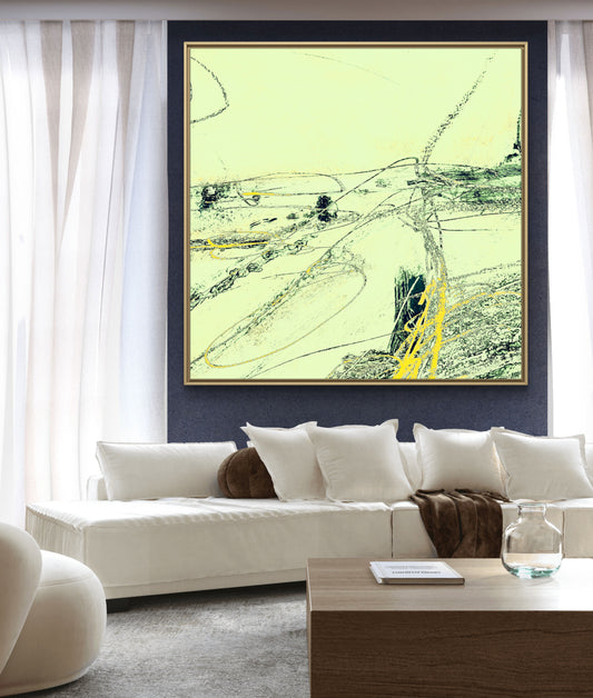 Framed Canvas Print: "Long After"