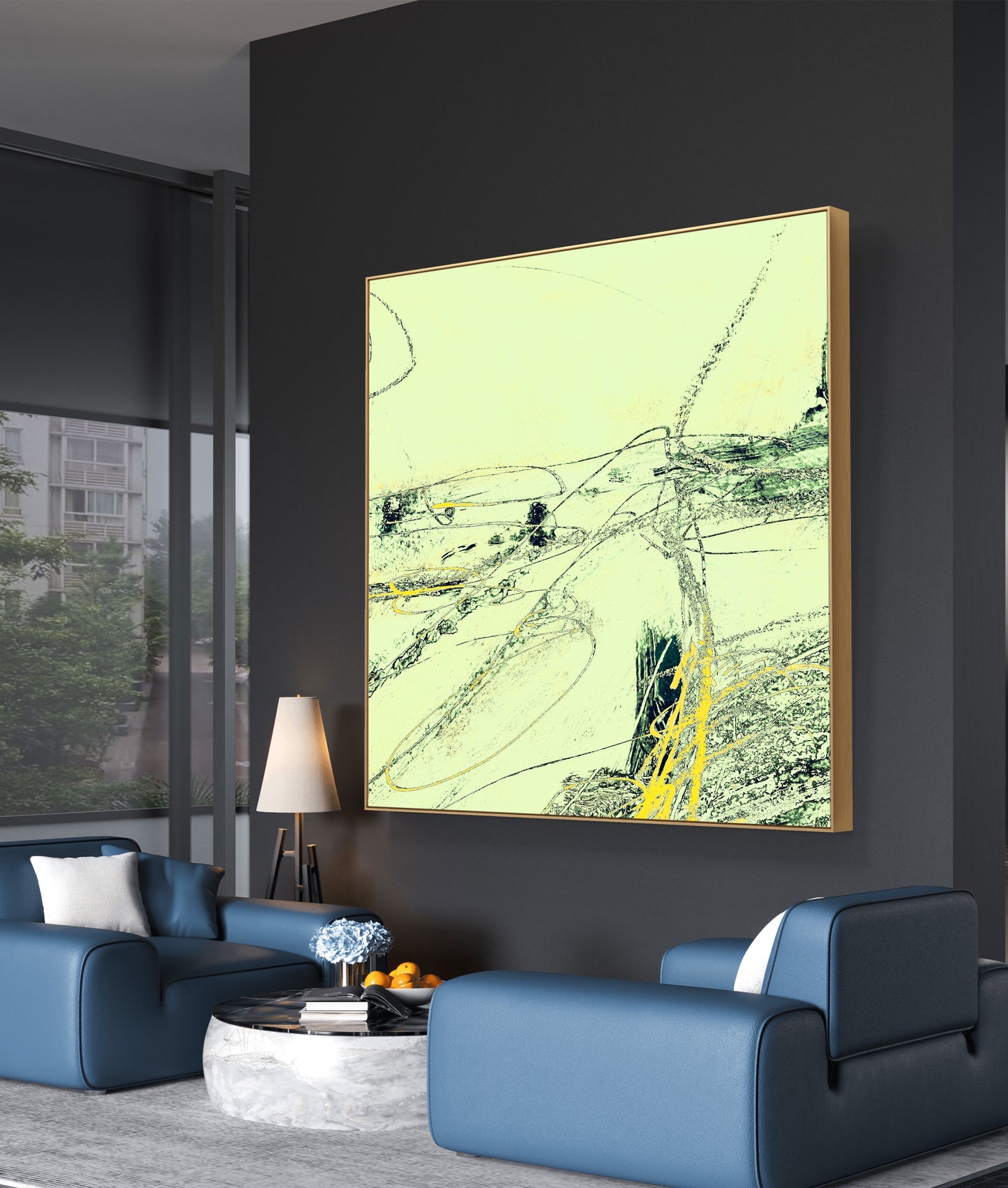 Framed Canvas Print: "Long After"