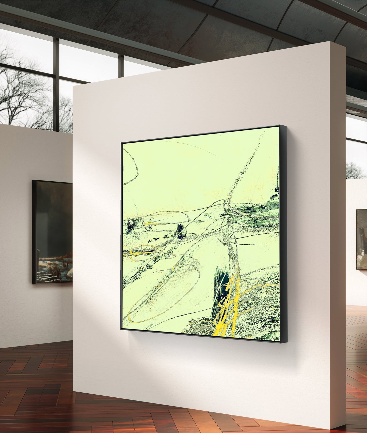 Framed Canvas Print: "Long After"