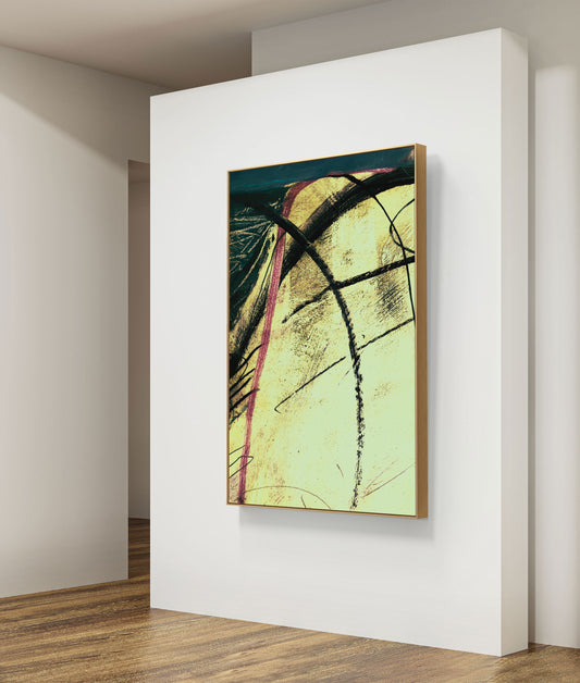 Framed Canvas Print: "Looking South"