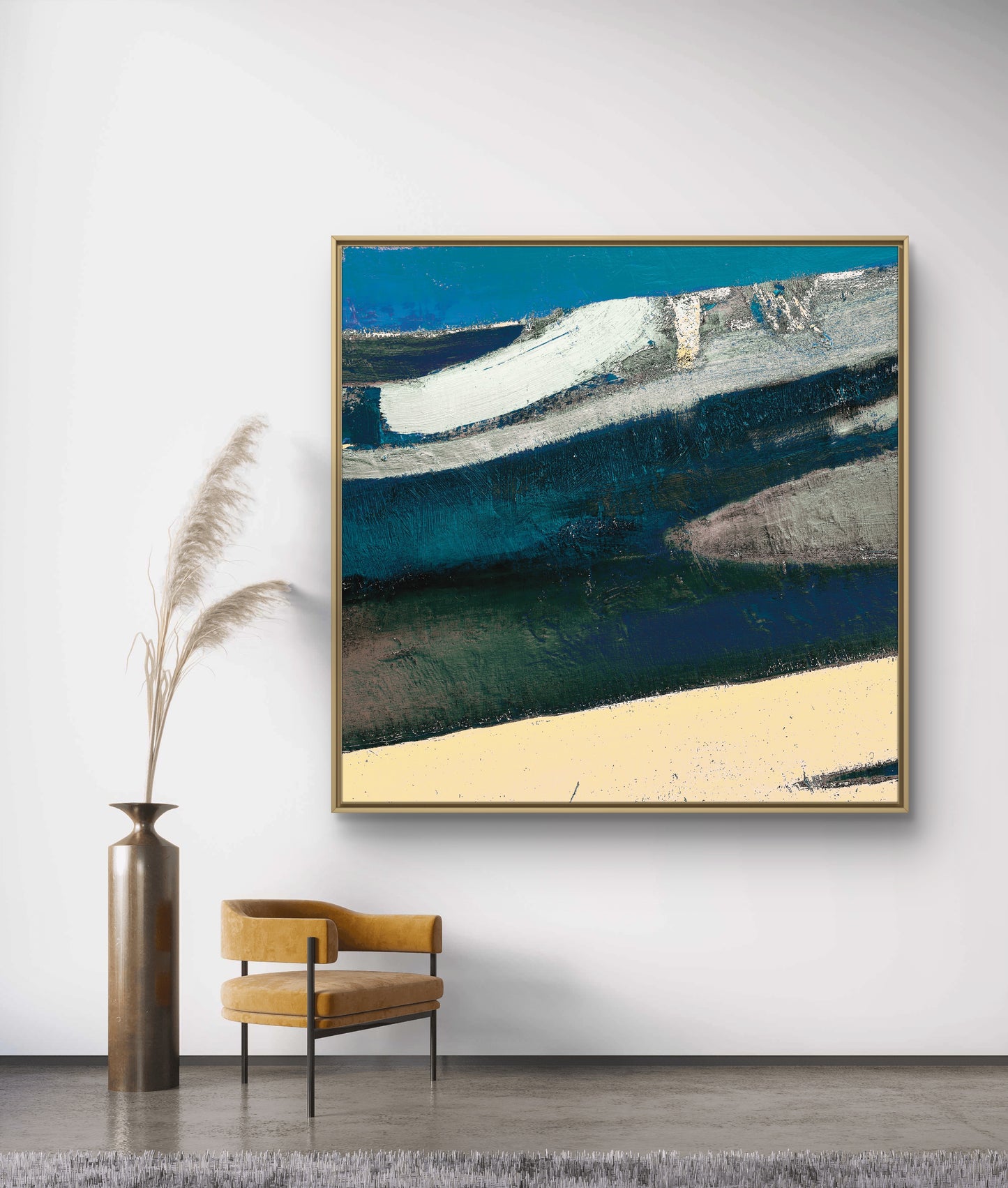 Framed Canvas Print: "Morning"