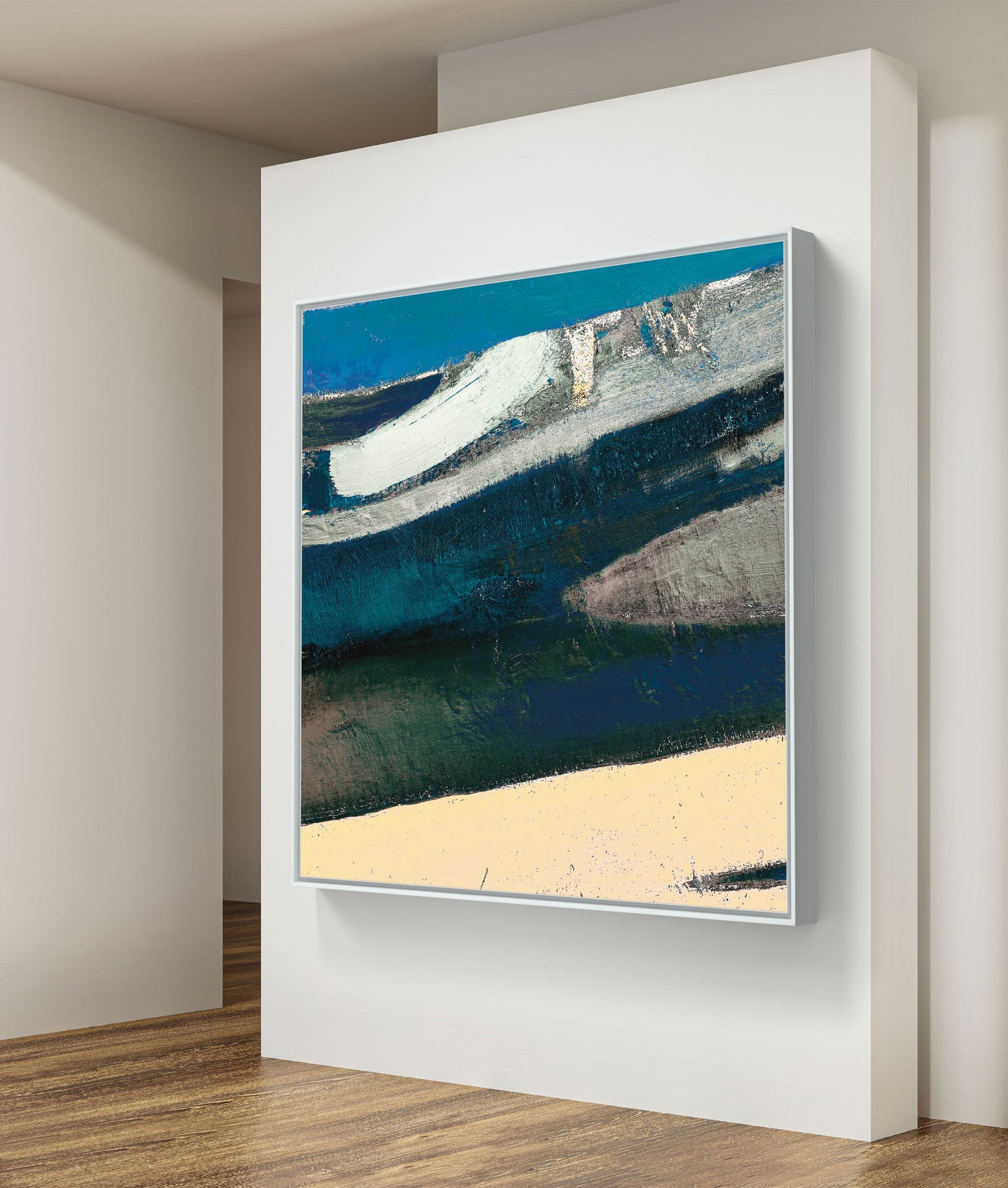 Framed Canvas Print: "Morning"