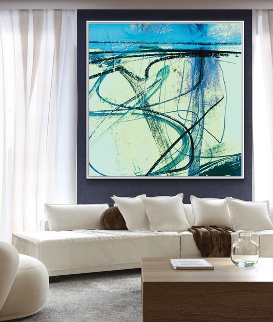 Framed Canvas Print: "Northern View"