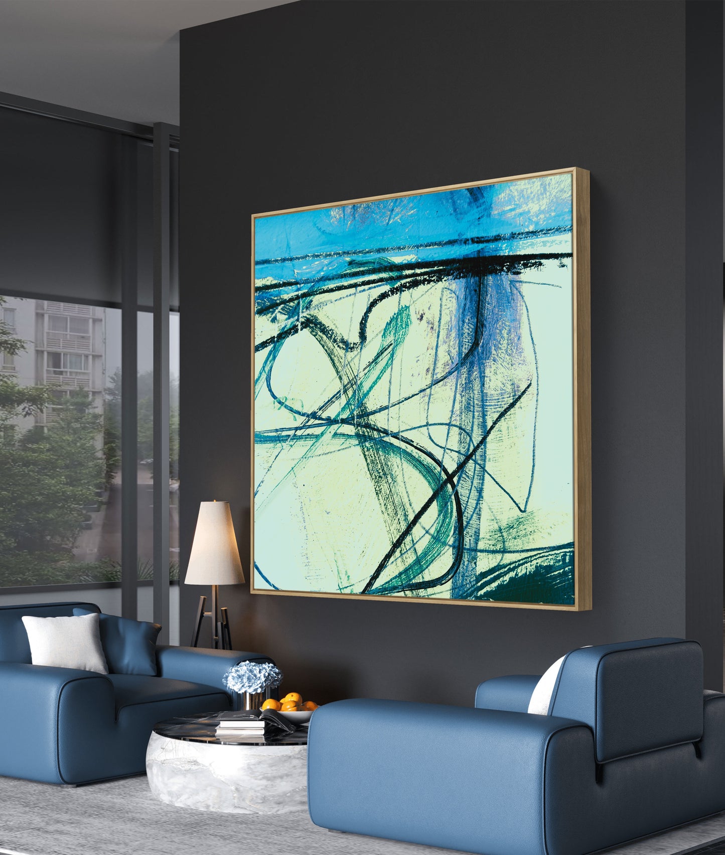 Framed Canvas Print: "Northern View"