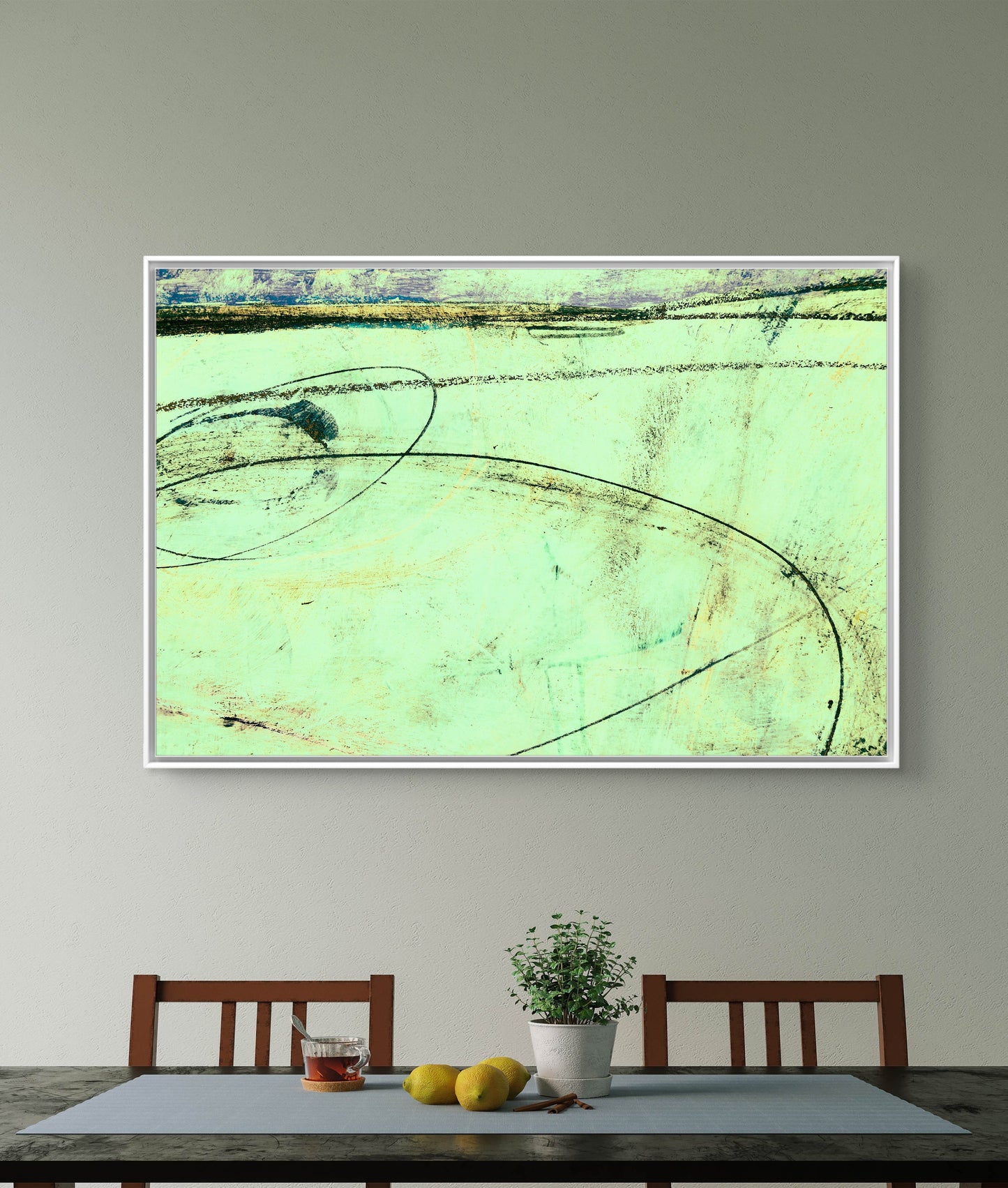 Framed Canvas Print: "Opening Out"