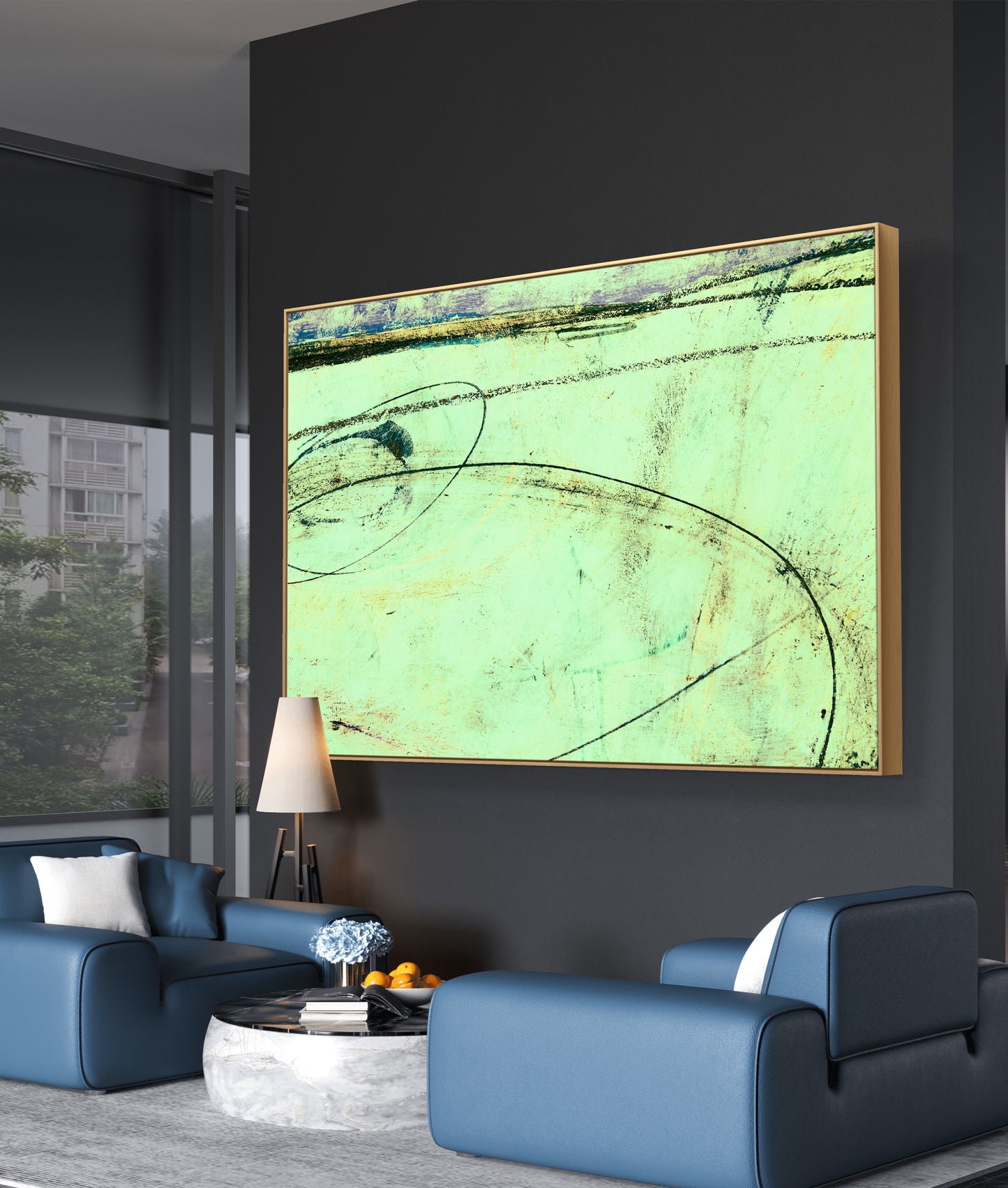 Framed Canvas Print: "Opening Out"