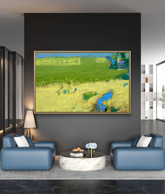 Framed Canvas Print: "Pastoral"