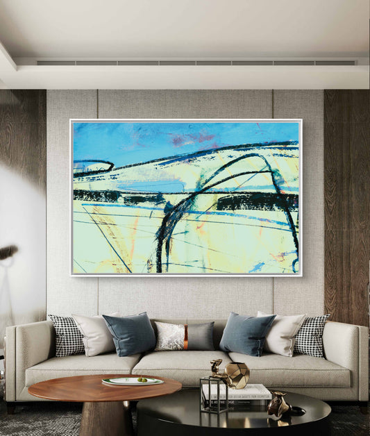 Framed Canvas Print: "Ploughed"