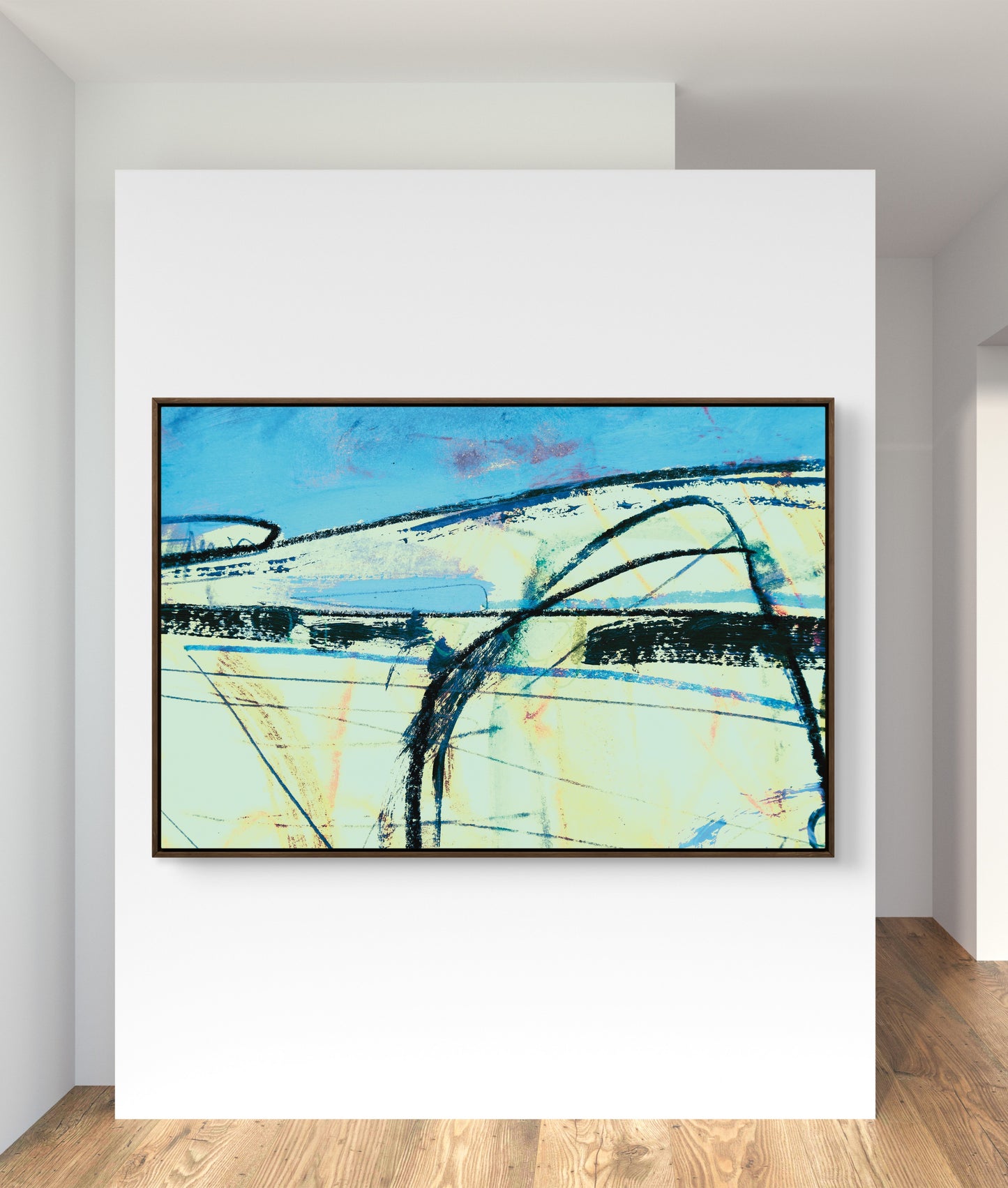 Framed Canvas Print: "Ploughed"