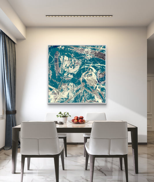 Framed Canvas Print: "Regal"