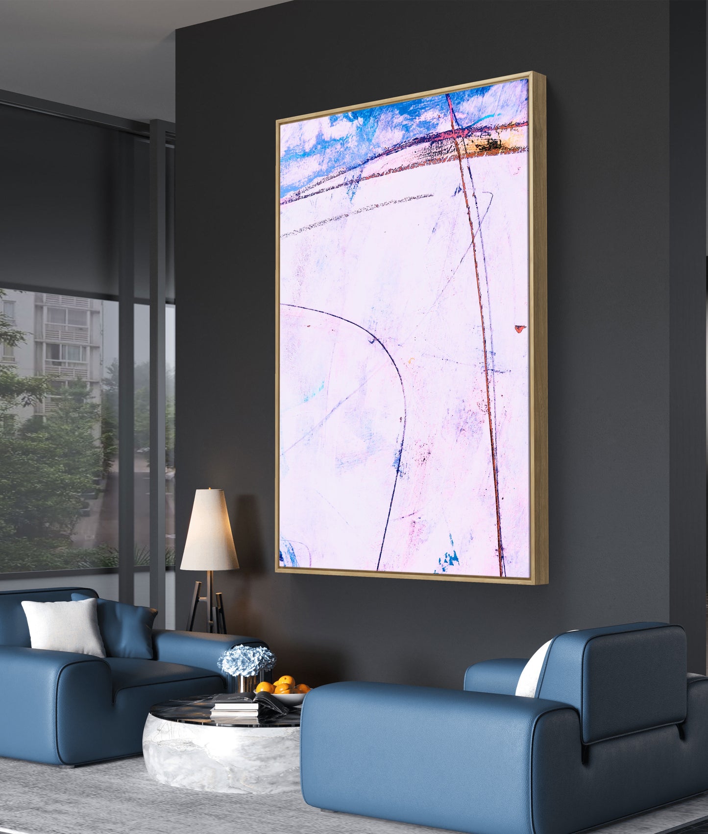 Framed Canvas Print: "Sandlings"