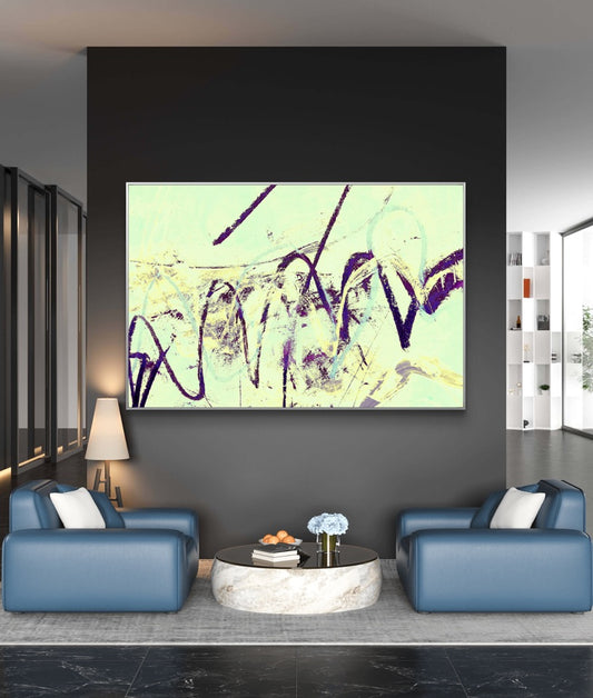 Framed Canvas Print: "Serpent"