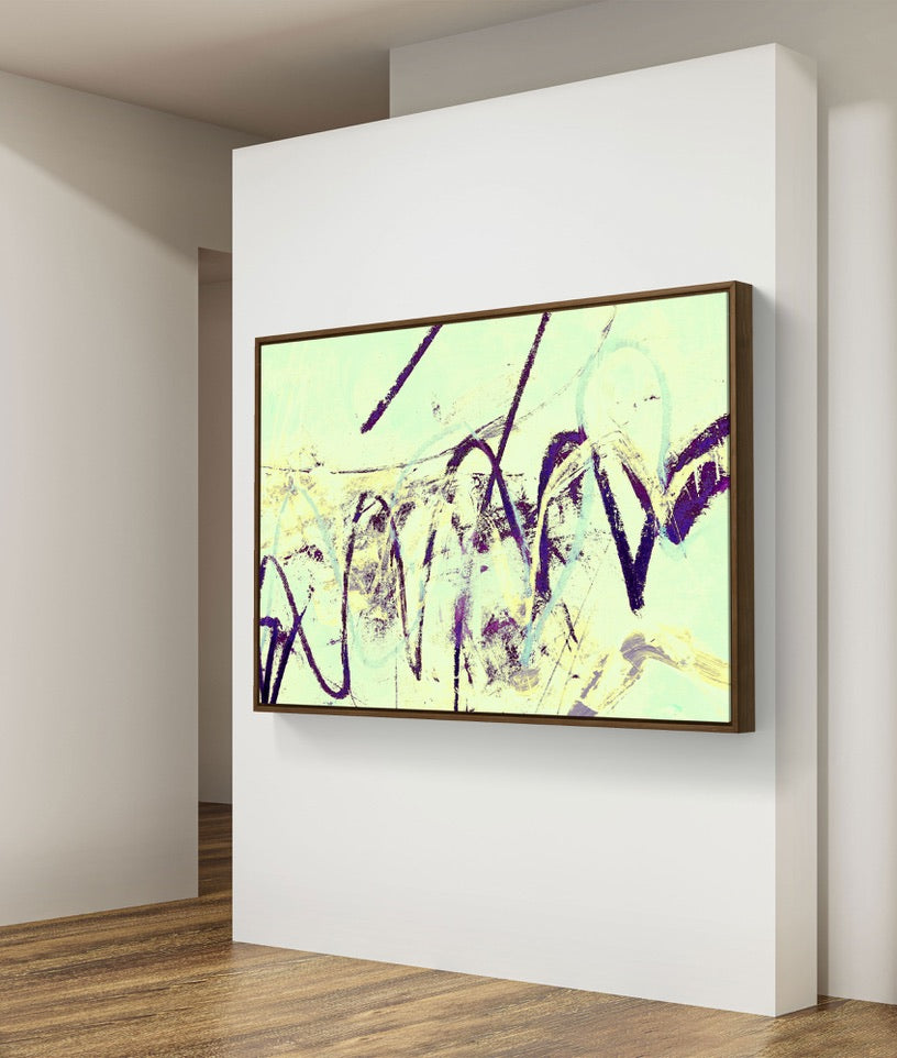 Framed Canvas Print: "Serpent"