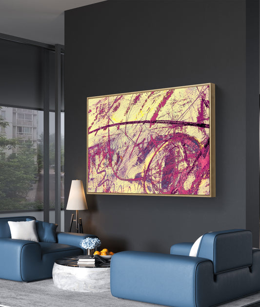Framed Canvas Print: "Sunrise"