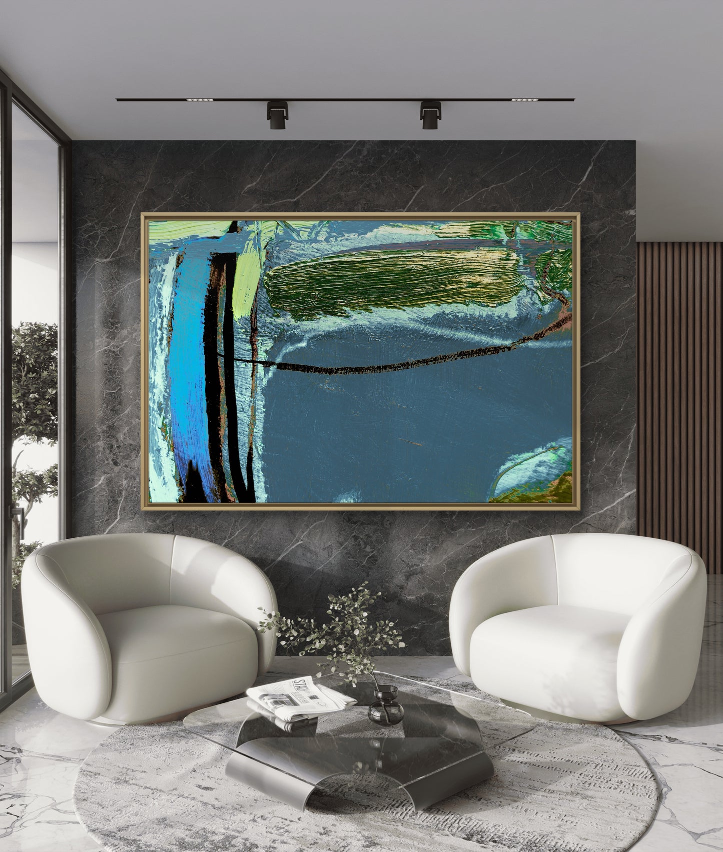 Framed Canvas Print: "Trevose"