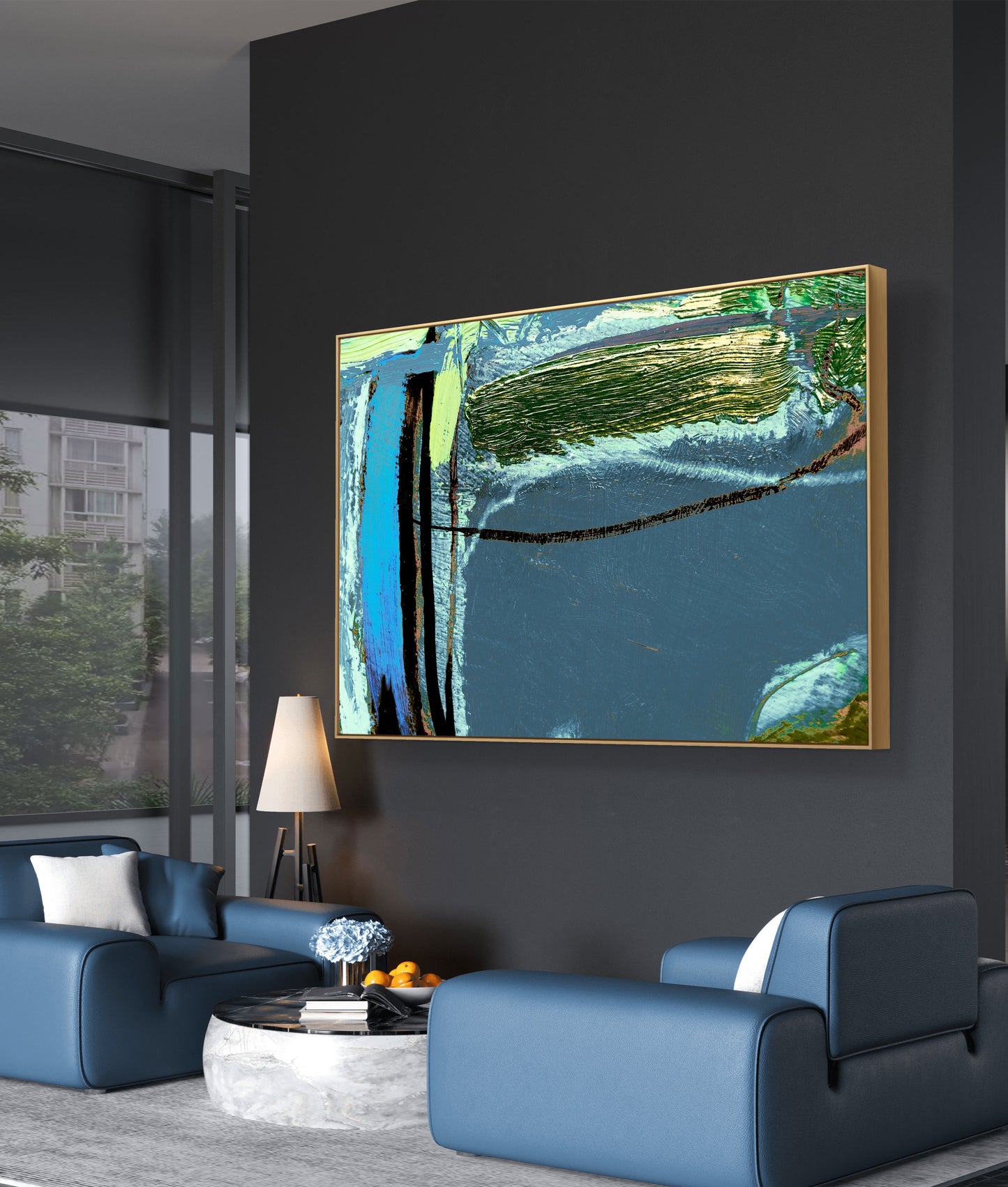 Framed Canvas Print: "Trevose"