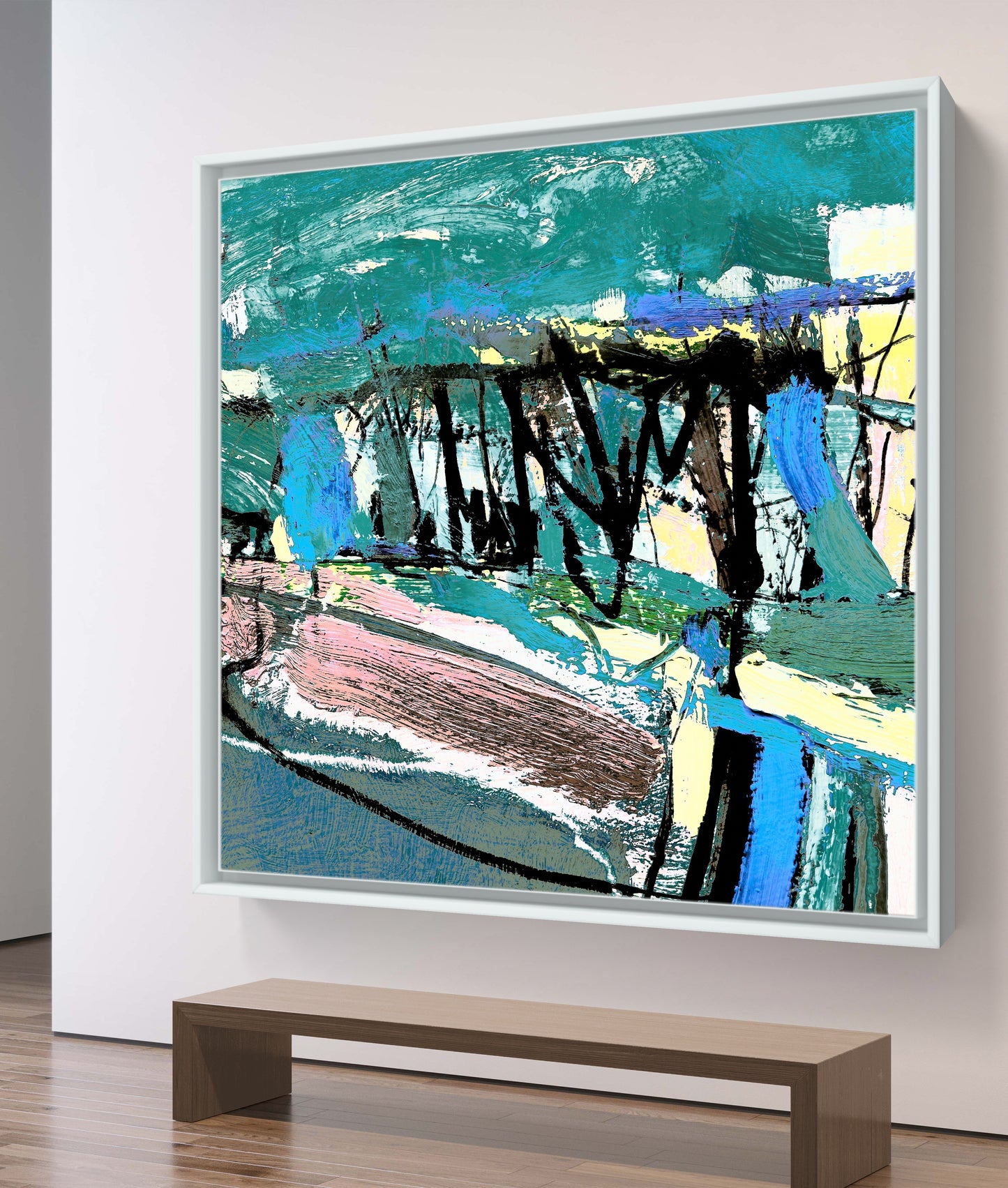 Framed Canvas Print: "Westerly"