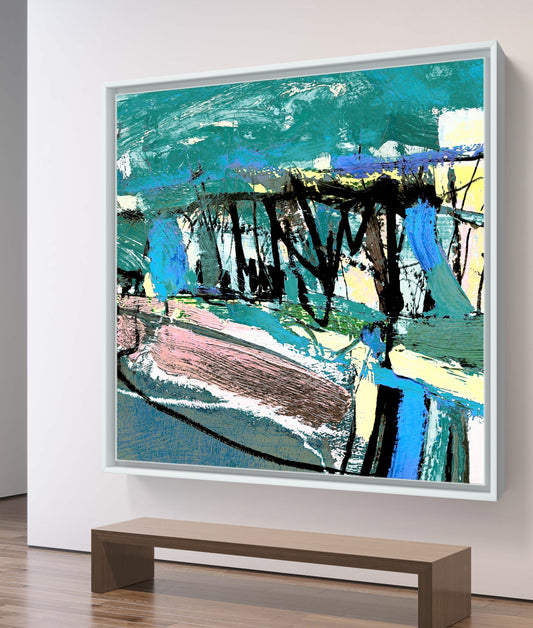 Framed Canvas Print: "Westerly"