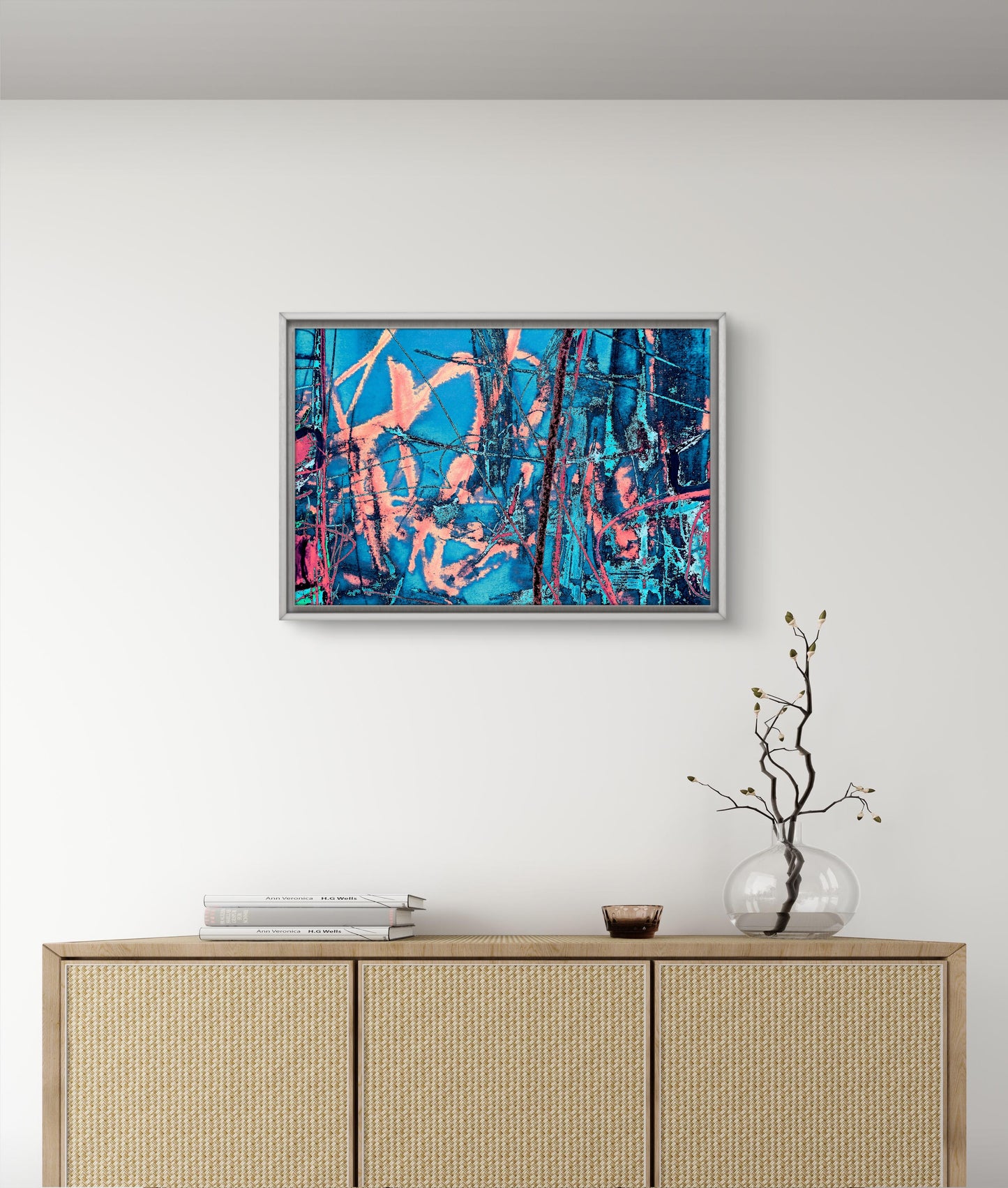 Framed Canvas Print: "Labyrinth"