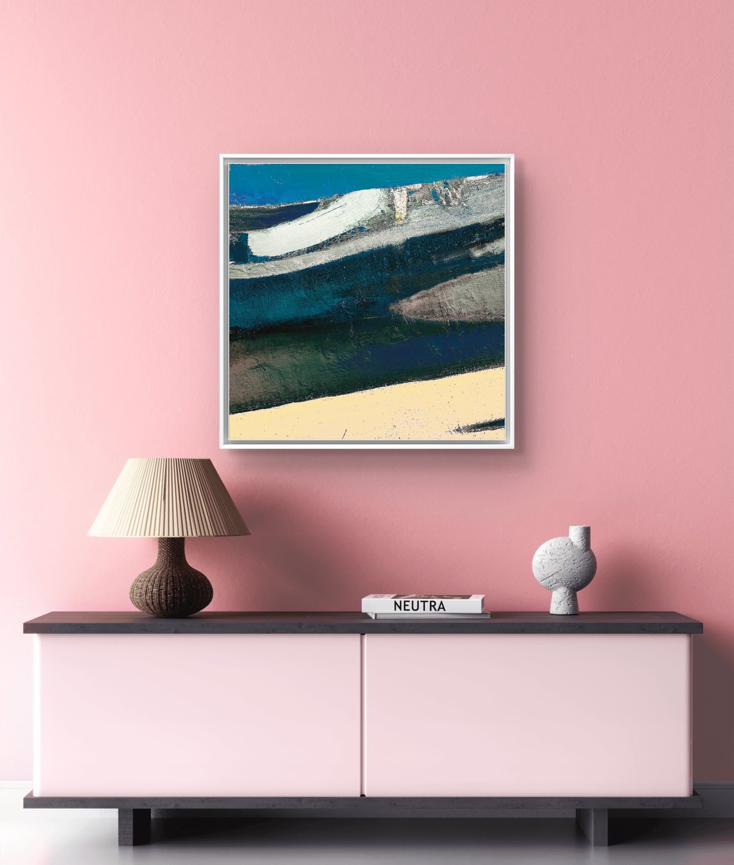 Framed Canvas Print: "Morning"